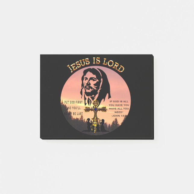 Bloco De Notas Jesus é Deus (Frente)