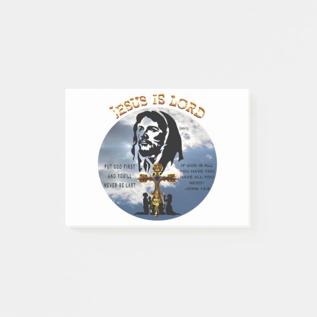 Bloco De Notas Jesus é Deus (Frente)