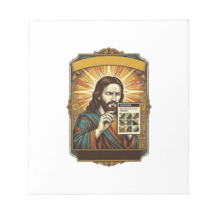 Bloco De Notas Jesus Escadas Embaçadas Teste Captcha Segurança Te