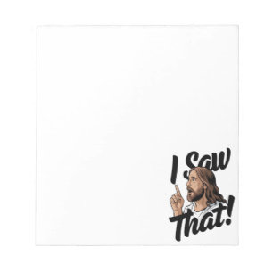 Bloco De Notas Jesus, Eu Vi Isso