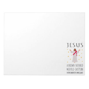 Bloco De Notas Jesus Imigrante Indocumentado de Pele Morena I