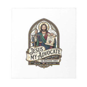 Bloco De Notas Jesus Meu Advogado Jesus Advogado Tribunal Cristão