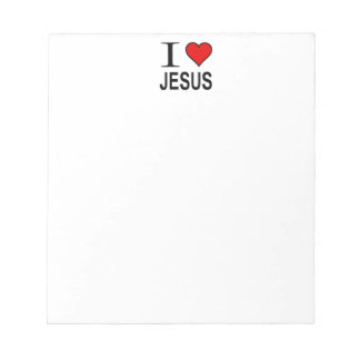 Bloco De Notas Jesus presentes que amo Jesus
