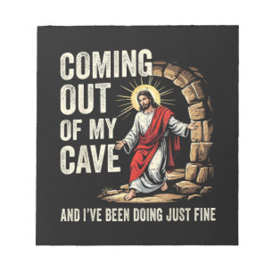 Bloco De Notas Jesus Saindo Da Minha Caverna