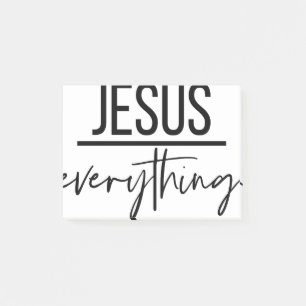 Bloco De Notas Jesus sobre tudo