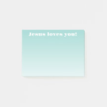 Jesus te ama! | teal ombre