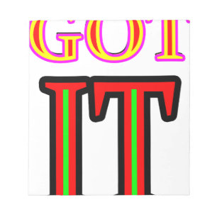 Bloco De Notas Jgibney IT4 obtido os presentes de Zazzle do MUSEU