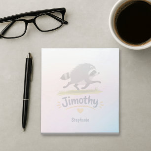 Bloco De Notas Jimothy Viral Guaxinim Camisa Divertida de Vida Se