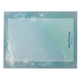 Bloco De Notas Jive de medusa sem linha