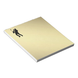 Bloco De Notas Jogador de saxofone