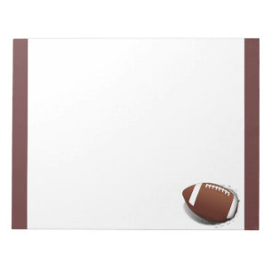 Bloco De Notas Jogando Futebol