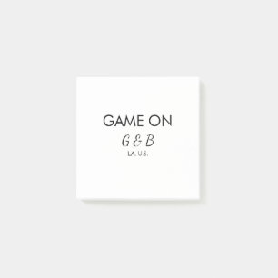 Bloco De Notas Jogo para adicionar nome do casal localidade da fe