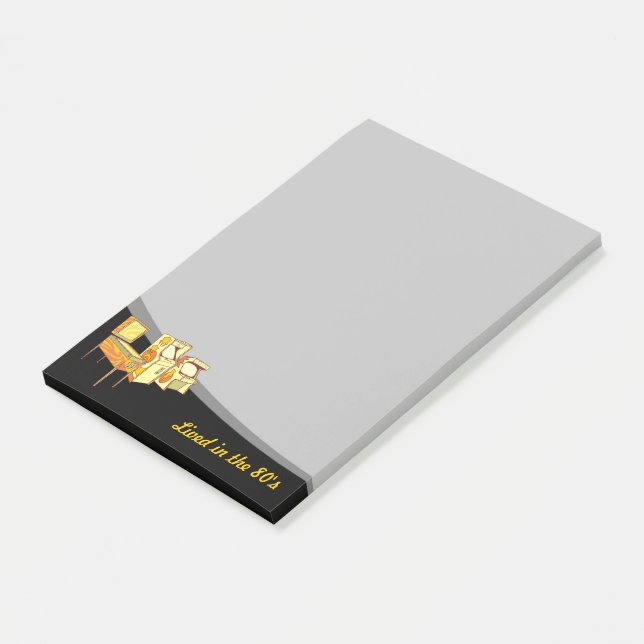 Bloco De Notas Jogos Retro (Inclinado)