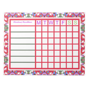 Bloco De Notas Jolly Cheerful Christmas Reminder Planner