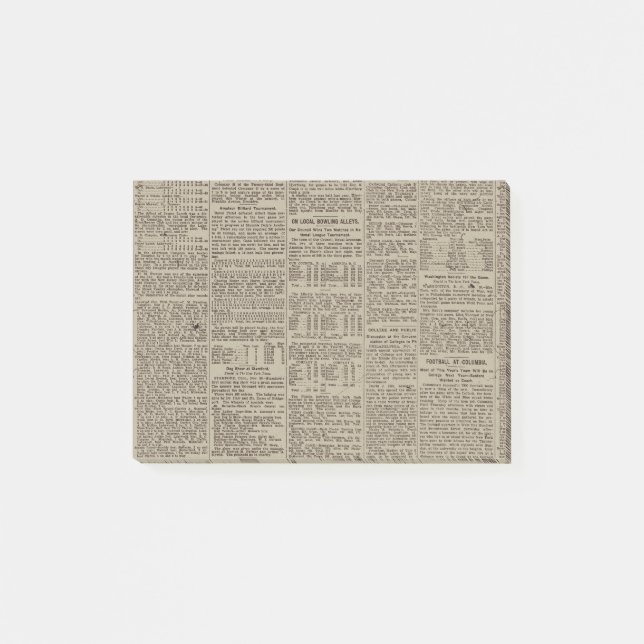 Bloco De Notas Jornal 1902 do vintage (Frente)