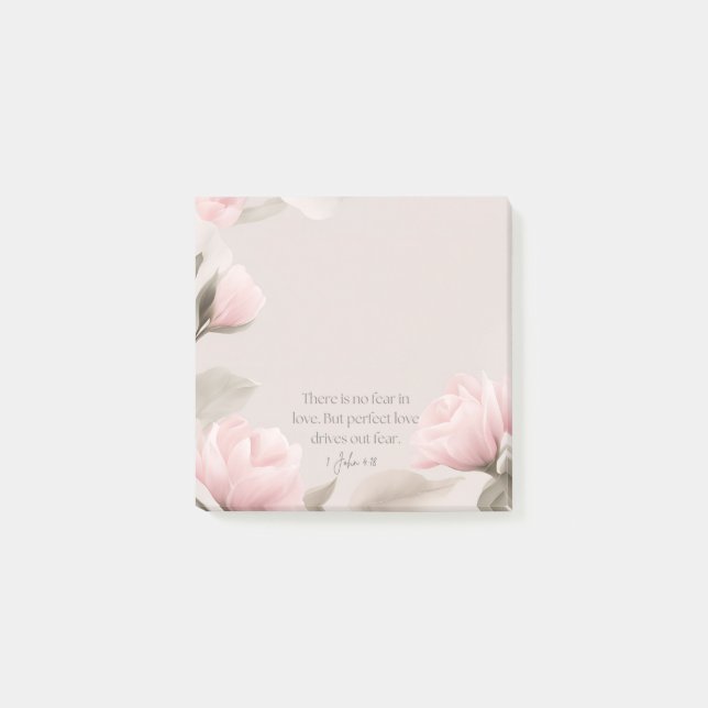 Bloco De Notas Jots alegres postam sua nota: Sem medo (Frente)