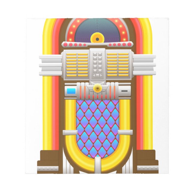 Bloco De Notas jukebox antiquada (Frente)