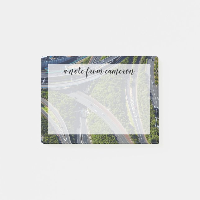 Bloco De Notas Junção aérea sobre autoestrada (Frente)