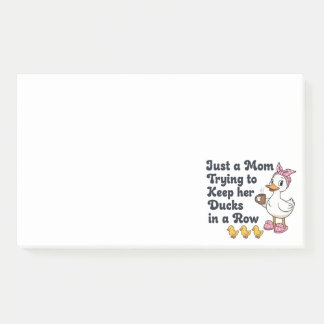 Bloco De Notas Just A Mom Trying To Keep Her Ducks In A Row Funny