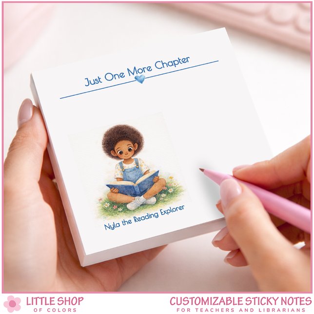 Bloco De Notas Just One More Chapter Book Lover Notes (Criador carregado)