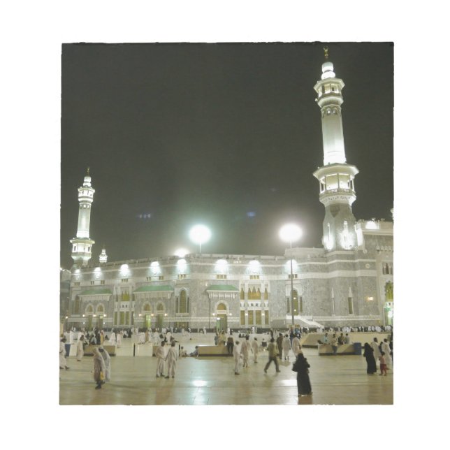 Bloco De Notas Kaaba Kaba Mecca Mecca islão alá muçulmano (Frente)