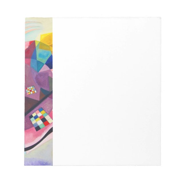 Bloco De Notas Kandinsky amarelo-vermelho-azul (Frente)