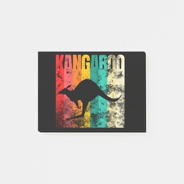 Bloco De Notas Kangaroo Retro (Frente)