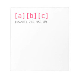 Bloco De Notas Kartenhaus | Ungewöhnliche Geschäftsausstattung