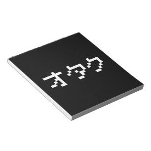 Bloco De Notas Katakana do japonês do pixel do bocado de OTAKU 8