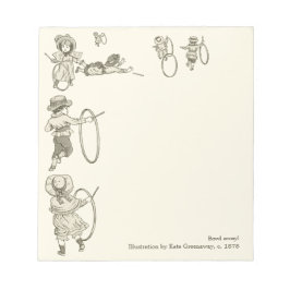 Bloco De Notas Kate Greenaway Hoop enrolando crianças Bowl fora