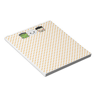 Bloco De Notas Kawaii Frankenstein Mummy Dracula Notepad