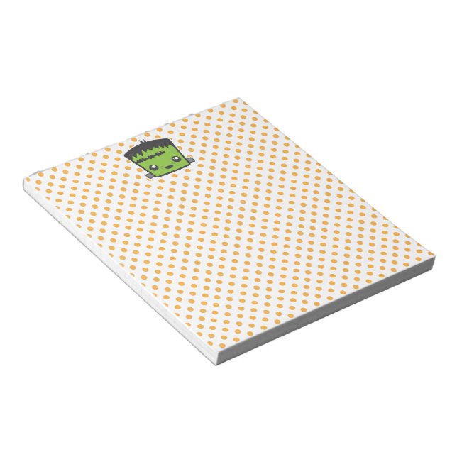 Bloco De Notas Kawaii Frankenstein Notepad (Inclinado)