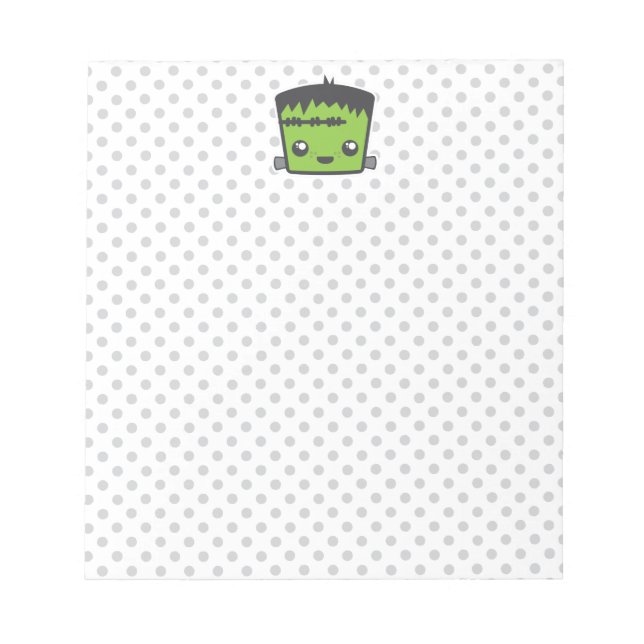 Bloco De Notas Kawaii Frankenstein Notepad (Frente)