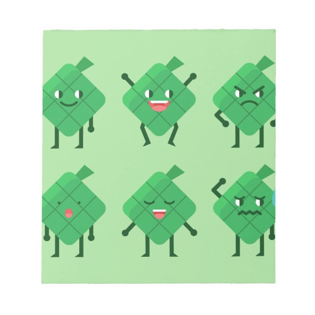 Bloco De Notas kawaii Ketupat (Frente)