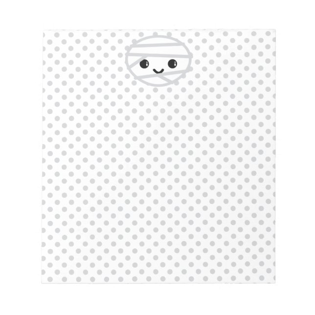 Bloco De Notas Kawaii Mummy Notepad (Frente)