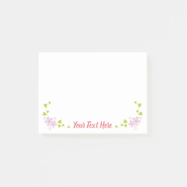 Bloco De Notas Kawaii Style Sakura Cherry Tree Blossom (Frente)