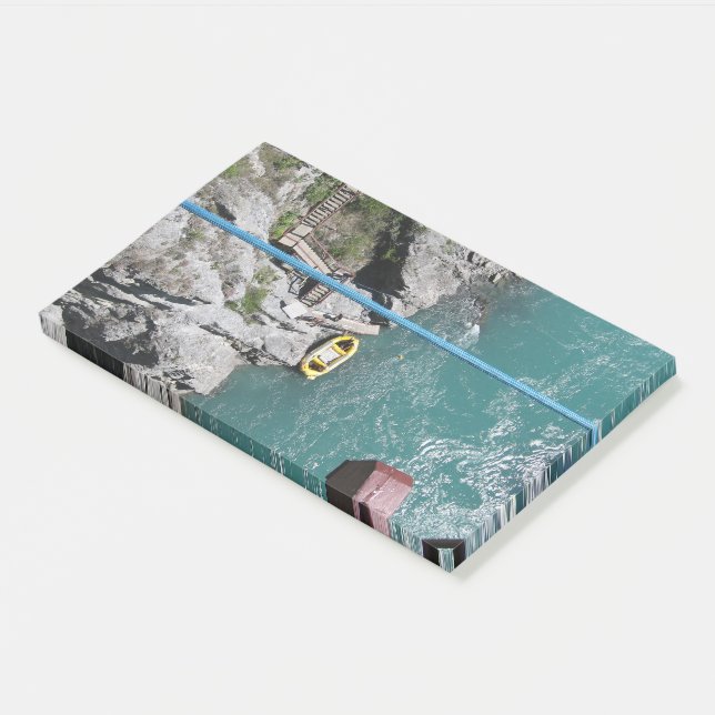 Bloco De Notas Kawarau Bridge Bungy POV, Queenstown, Nova Zelândi (Inclinado)