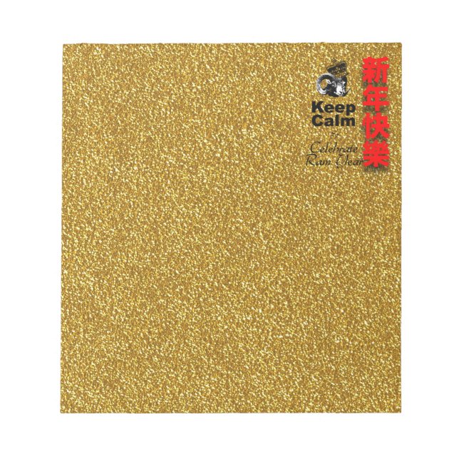 Bloco De Notas Keep Calm and Celebrate Ram year 2027 Np (Frente)