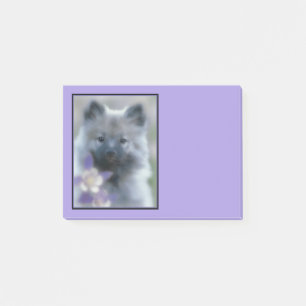Bloco De Notas Keeshond e Columbine - Fotografia de Cães