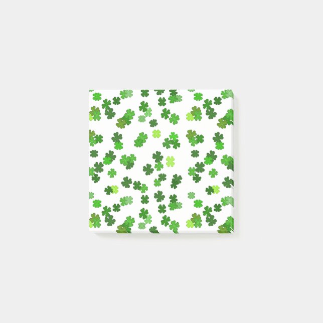 Bloco De Notas Kelly verde “Shamrocks Caindo“ (Frente)