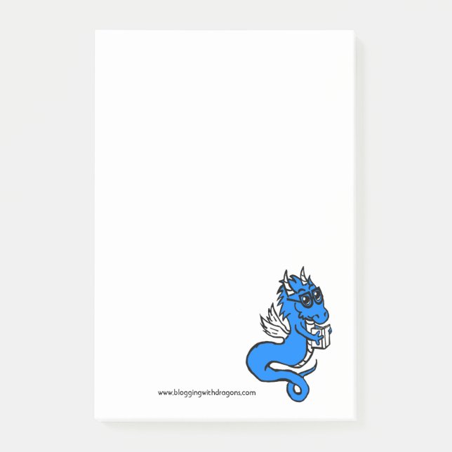 Bloco De Notas Kelvin os post-it do dragão (Frente)