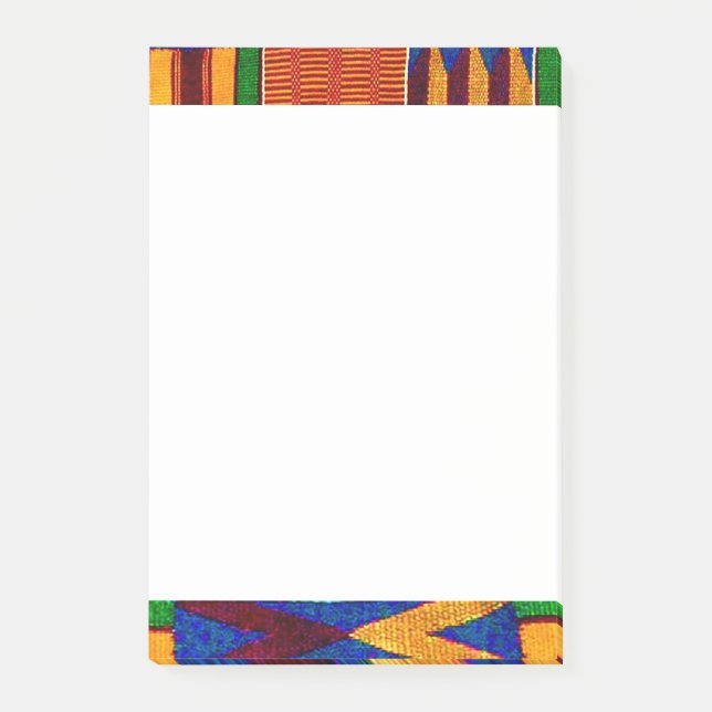 Bloco De Notas Kente Cloth (Frente)
