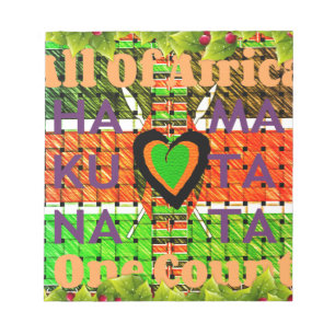 Bloco De Notas Kenya Hakuna Matata