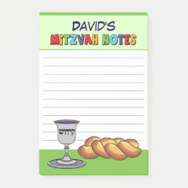 Bloco De Notas Kiddish Personalizado Mitzvah