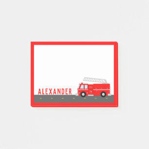 Bloco De Notas Kids Fire Truck