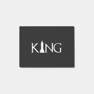Bloco De Notas King Chess Piece Halloween Figurume Chess Lover