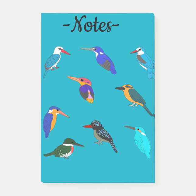 Bloco De Notas Kingfishers (Frente)