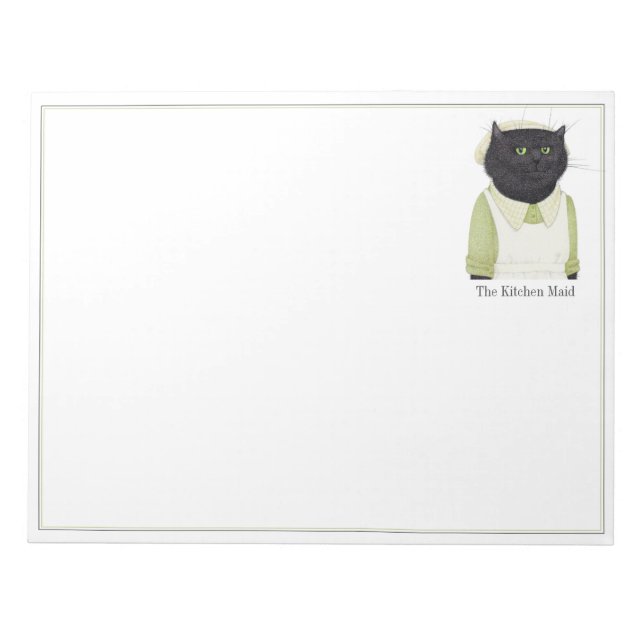 Bloco de notas KITCHEN MAID CAT 11x8.5 (Frente)