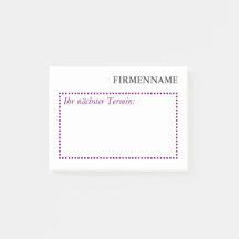 Klebenotizen individuais