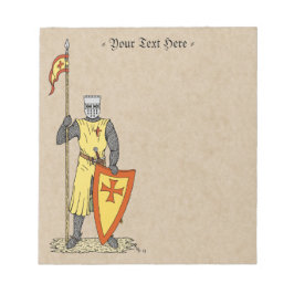 Bloco De Notas Knight Medieval Early 13 Century